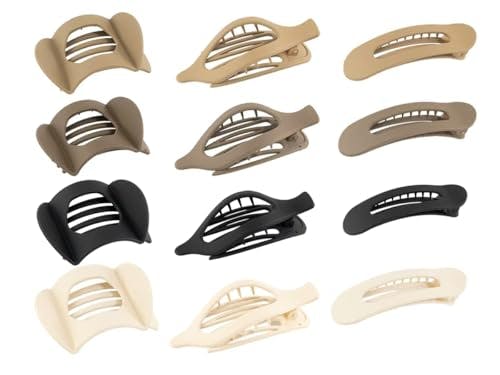 Flat Hair Claw Clips