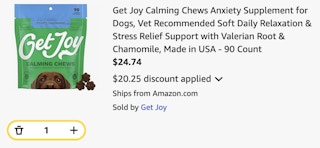 Get Joy Amazon receipt