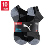 PUMA Men's No Show Socks 10-Pack