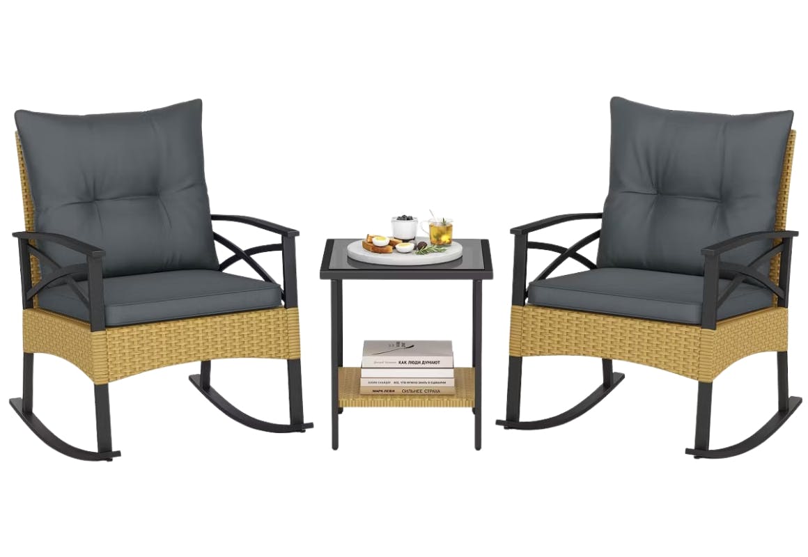 Costway Rocking Bistro Set