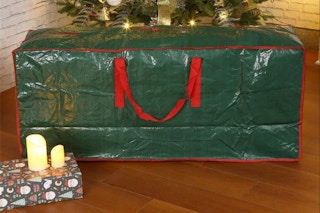 a christmas tree storage bag