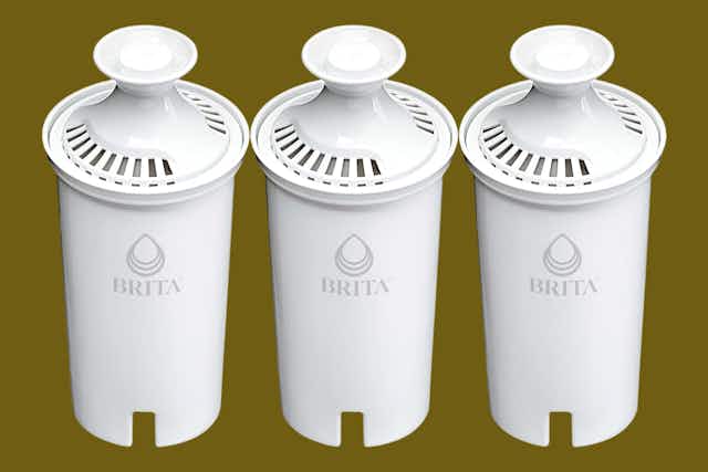 Brita Water Filter Replacement 3-Pack, as Low as $12.69 on Amazon card image