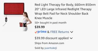 Amazon Red Light Therapy Pad 2026 2