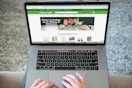 Dollartree.com on a laptop computer