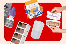 Save with Amazon Coupons: Lumify Eye Drops, Native Dog Food Topper and More card image