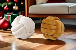 This Knot Pillow 2-Pack Set is Just $10 on Amazon card image