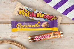 assorted candy bars on table