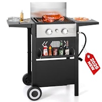 2-Burner Griddle Grill Combo