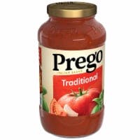 Prego Pasta Sauce Jar