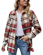 Women's Plaid Flannel Shacket