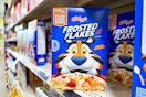 kellogg's frosted flakes on a dollar general store shelf