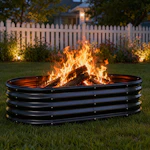 Oval Camp Fire Ring Pit