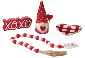 Kirkton House Valentine's Day Tray Objects