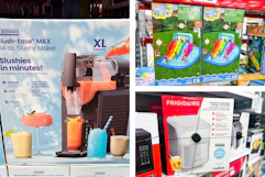 slushy maker ice maker water slide collage
