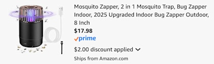 cart bug zapper