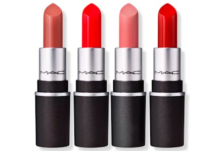 4 Mini MAC Lipsticks