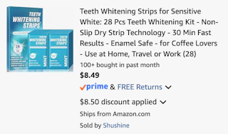 Amazon Teeth Whitening Strips 2026 2