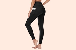 Women's High Waisted Leggings with Pockets B0B81FSFGY