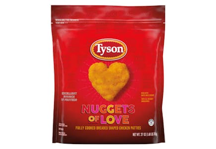 Tyson Heart-Shaped Nuggets