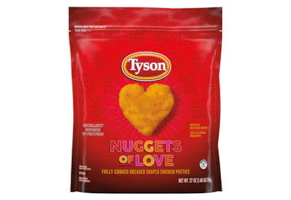 Tyson Heart-Shaped Nuggets