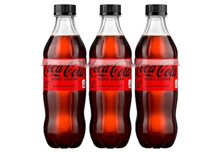 3 Coke Zero 6-Packs