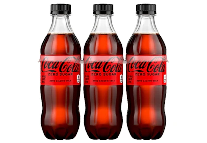 3 Coke Zero 6-Packs