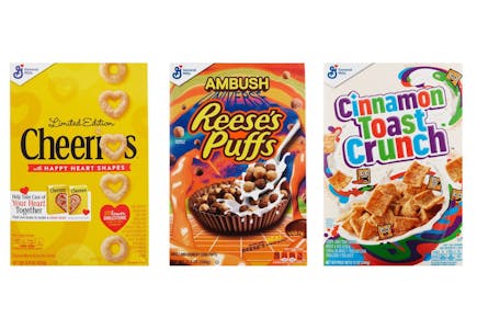3 General Mills Cereals