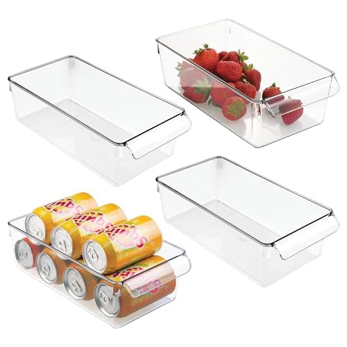 Fridge Storage Bin 4-Pack