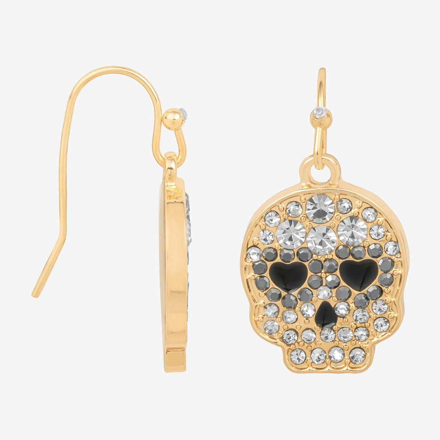 Bijoux Bar Skull Drop Earrings