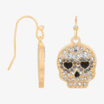 Bijoux Bar Skull Drop Earrings