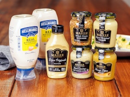 hellmann's mayo and maille mustards