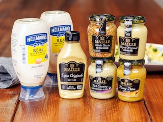 hellmann's mayo and maille mustards