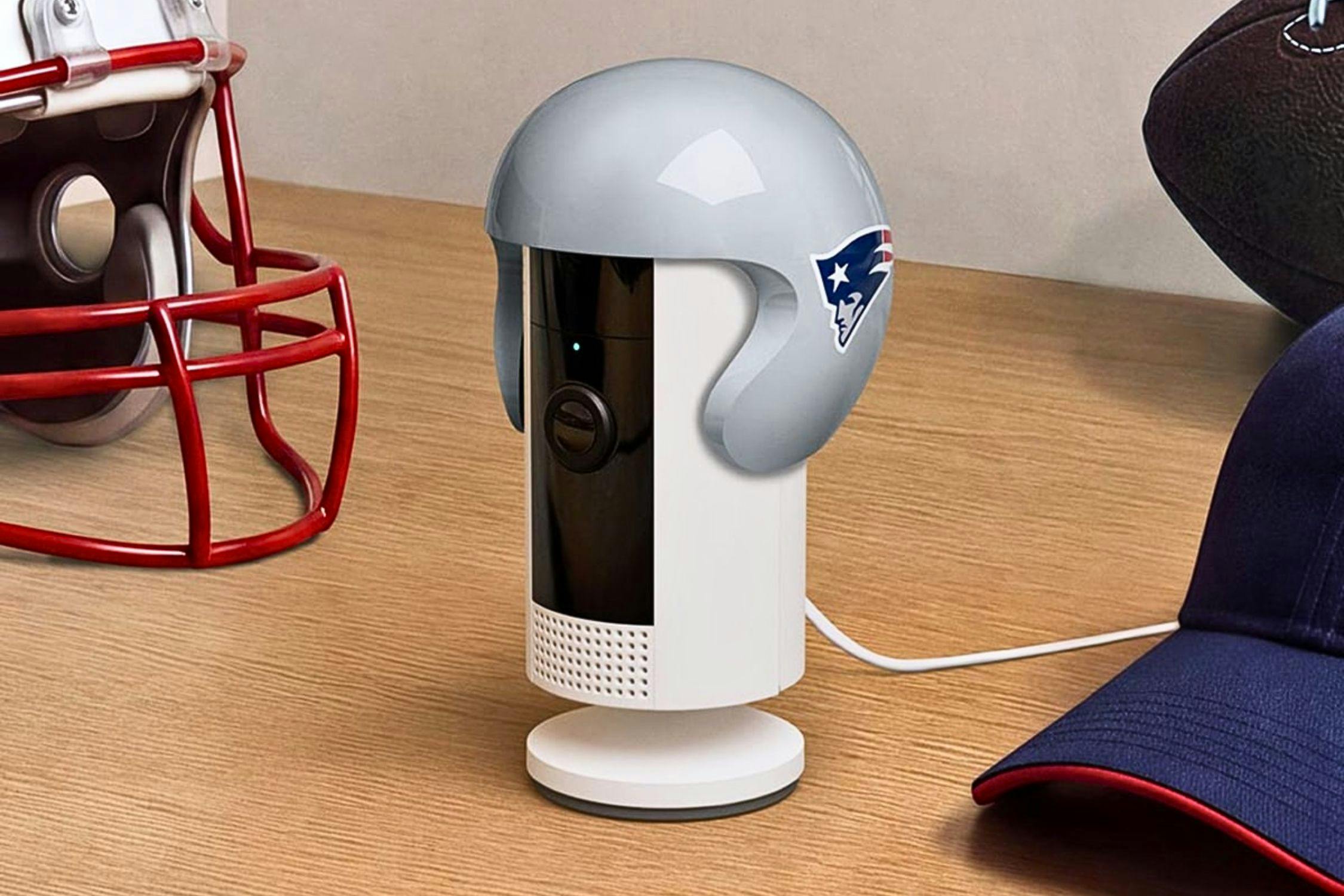 NFL helmet and ring camera