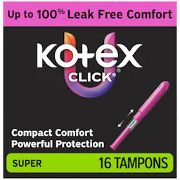 U by Kotex Click Tampons 8-Pack