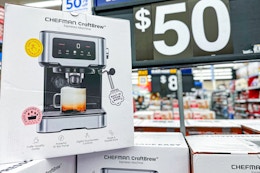 Will Sell Out! Chefman Espresso Machine, Now Just $35 at Walmart card image