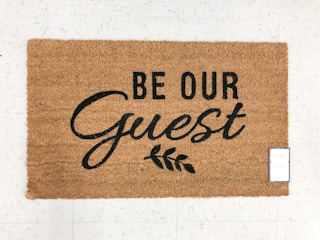 threshold "be our guest" doormat at target