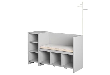 Storage Bench Coat Rack