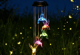 walmart solar hummingbird chimes