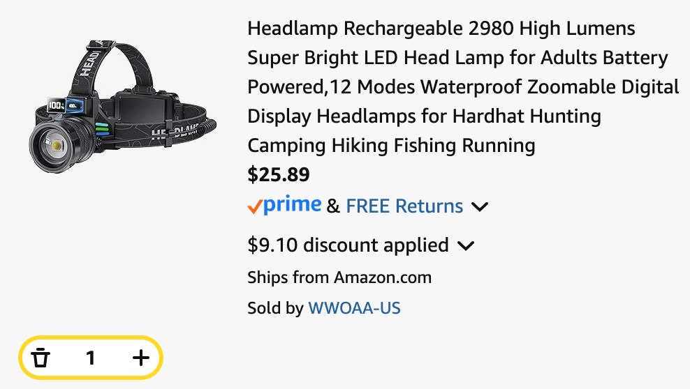 head lamp