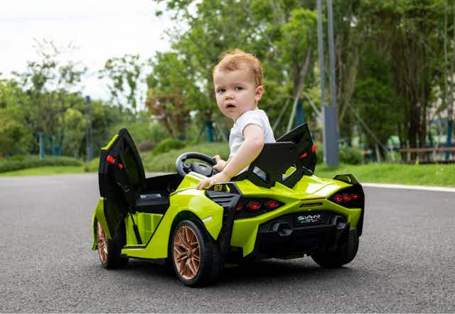 Clearance Find: Lamborghini Sian Ride-On Toy, Now $102 at Walmart card image