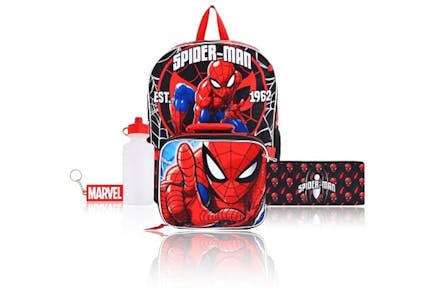 Marvel Spider-Man Backpack Set