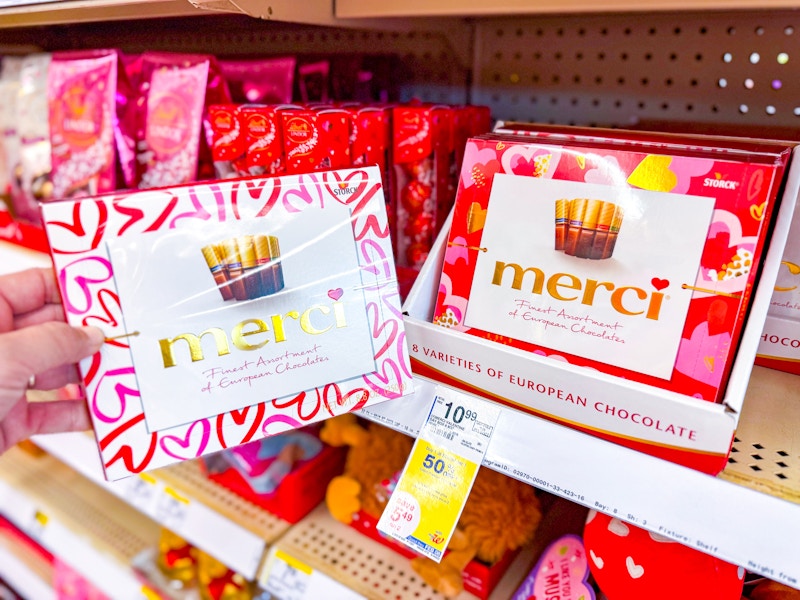 merci boxed chocolates