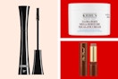 mascara, cream and bronzer