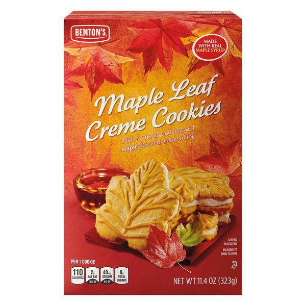 Maple Leaf Creme Cookies