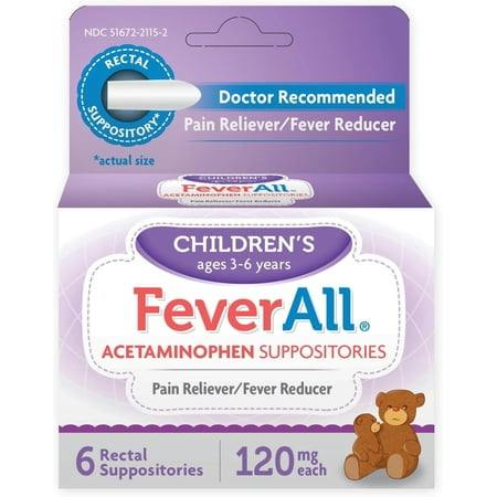 FeverAll Infant Suppositories
