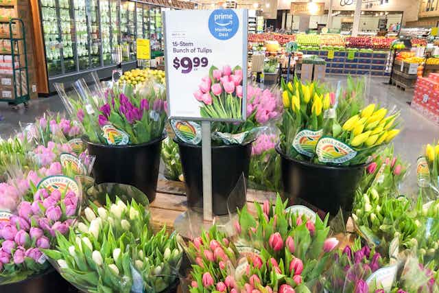 15-Stem Bunch of Tulips, Only $9.99 at Whole Foods (Reg. $12.99) card image