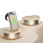 Alarm Clock with Wireless Charging Station