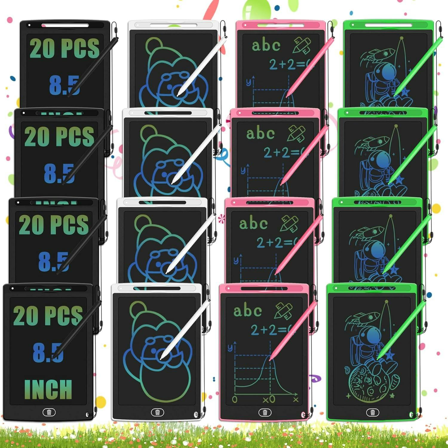 LCD Writing Tablet 20-Pack