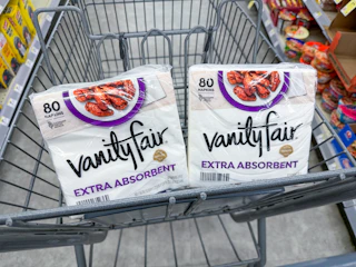 vanity fair napkins in walgreens cart