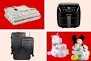 Serta Heated Throw, The Big One Buddy Throw Set, Hardside Luggage Set, PowerXL Air Fryer